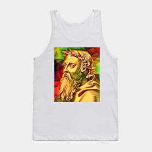 Heraclitus Snow Portrait | Heraclitus Artwork 15 Tank Top